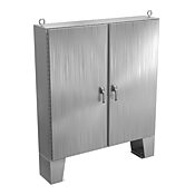 Корпус: 62 x 60 x 12 дюймов, напольное крепление, нержавеющая сталь 316L (PN# SSN4D6260123PTA)