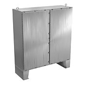 Корпус: 74 x 72 x 24 дюйма, напольное крепление, нержавеющая сталь 304 (PN# SSN4D747224)