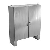 Корпус: 74 x 72 x 24 дюйма, напольное крепление, нержавеющая сталь 304 (PN# SSN4D7472243PT)