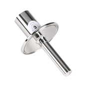 Санитарная защитная гильза ProSense: соединение зонда с внутренней резьбой NPT 1/2 дюйма, санитарный тройной зажим 2 дюйма (PN# STW04-02)