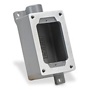 Соединительная коробка/коробка устройства: тупиковый конец, 1 группа, (1) кабельные вводы 3/4 дюйма с внутренней резьбой NPT (PN# SWB-2)