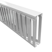 Кабельный канал с широкими пальцами и открытыми щелями: длина 6,5 футов/2 м, ширина 1 дюйм (PN# T1-1040W-1)