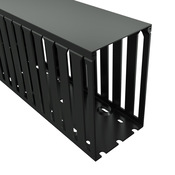 Кабельный канал с широкими пальцами и открытыми щелями: длина 6,5 футов/2 м, ширина 3 дюйма (PN # T1-3050K-1)