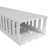 Кабельный канал с открытыми пазами: 8 шт/уп, длина 6,5 футов/2 м, ширина 4 дюйма (PN# T1-4022W)