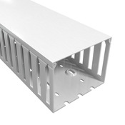 Кабельный канал с широкими пальцами и открытыми щелями: длина 6,5 футов/2 м, ширина 4 дюйма (PN# T1-4030W-1)