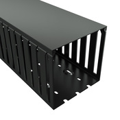 Кабельный канал с широкими пальцами и открытыми щелями: длина 6,5 футов/2 м, ширина 4 дюйма (PN# T1-4040K-1)