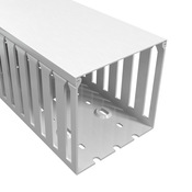 Кабельный канал с широкими пальцами и открытыми щелями: длина 6,5 футов/2 м, ширина 4 дюйма (PN# T1-4040W-1)