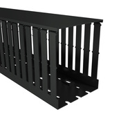 Кабельный канал с открытыми пазами: 4 шт/уп, длина 6,5 футов/2 м, ширина 4 дюйма (PN# T1-4050K)