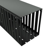 Кабельный канал с широкими пальцами и открытыми щелями: длина 6,5 футов/2 м, ширина 4 дюйма (PN# T1-4050K-1)