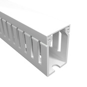 Узкий кабельный канал с открытыми пазами: длина 6,5 футов/2 м, ширина 1 дюйм (PN# T1E-1015W-1)