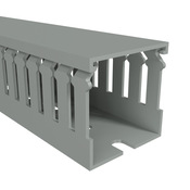 Тонкий кабельный канал с открытыми пазами: 20 шт/уп, длина 6,5 футов/2 м, ширина 1,5 дюйма (PN# T1E-1515G)