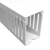 Узкий кабельный канал с открытыми пазами: длина 6,5 футов/2 м, ширина 1,5 дюйма (PN# T1E-1522W-1)