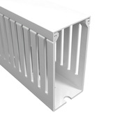 Узкий кабельный канал с открытыми пазами: длина 6,5 футов/2 м, ширина 1,5 дюйма (PN# T1E-1530W-1)