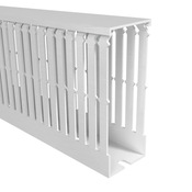 Тонкий кабельный канал с открытыми щелями: 8 шт/уп, длина 6,5 футов/2 м, ширина 1,5 дюйма (PN# T1E-1540W)