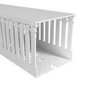 Тонкий кабельный канал с открытыми пазами: 12 шт/уп, длина 6,5 футов/2 м, ширина 2,25 дюйма (PN# T1E-2222W)