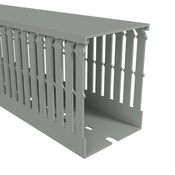 Тонкий кабельный канал с открытыми пазами: 12 шт/уп, длина 6,5 футов/2 м, ширина 2,25 дюйма (PN# T1E-2230G)