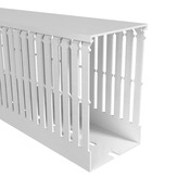 Тонкий кабельный канал с открытыми пазами: 4 шт/уп, длина 6,5 футов/2 м, ширина 2,25 дюйма (PN# T1E-2240W)