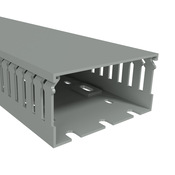 Тонкий кабельный канал с открытыми пазами: 12 шт/уп, длина 6,5 футов/2 м, ширина 3 дюйма (PN# T1E-3015G)