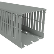 Тонкий кабельный канал с открытыми пазами: 12 шт/уп, длина 6,5 футов/2 м, ширина 3 дюйма (PN# T1E-3030G)