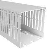 Тонкий кабельный канал с открытыми щелями: 12 шт/уп, длина 6,5 футов/2 м, ширина 3 дюйма (PN# T1E-3030W)