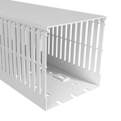 Тонкий кабельный канал с открытыми пазами: 4 шт/уп, длина 6,5 футов/2 м, ширина 4 дюйма (PN# T1E-4040W)