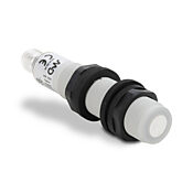 Ультразвуковой датчик приближения: диаметр 18 мм, корпус 91,2 мм, диапазон 50–400 мм (номер по каталогу UK1A-E6-0E)