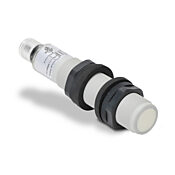 Ультразвуковой датчик приближения: диаметр 18 мм, корпус 91,2 мм, диапазон 100–900 мм (номер по каталогу UK1C-E1-0E)