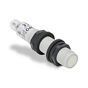 Ультразвуковой датчик приближения: диаметр 18 мм, корпус 91,2 мм, диапазон 100–900 мм (номер по каталогу UK1C-E5-0E)