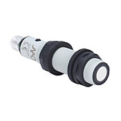 Ультразвуковой датчик приближения: диаметр 18 мм, корпус 91,6 мм, диапазон 80–900 мм (номер по каталогу UK1C-G1-0E)