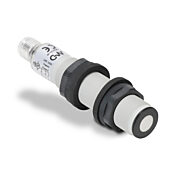 Ультразвуковой датчик приближения: диаметр 18 мм, корпус 91,7 мм, диапазон 150–1600 мм (номер по каталогу UK1D-E1-0E)