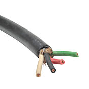 Гибкий портативный шнур: 8 AWG, нарезанный по длине (PN# W-8-4BK-1)