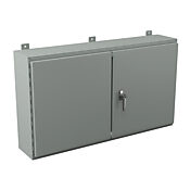 Корпус: 24 x 42 x 8 дюймов, настенное крепление, углеродистая сталь (PN# WA244208WF)