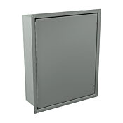 Корпус: 30 x 24 x 8 дюймов, монтаж заподлицо со стеной, углеродистая сталь (PN# WA302408FM)