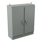 Корпус: 60 x 48 x 18 дюймов, отдельно стоящий, углеродистая сталь (PN# WRD604818FSD4)