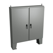 Корпус: 62 x 60 x 12 дюймов, напольное крепление, углеродистая сталь (PN# WRD626012N4D3PT)