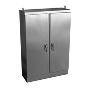 Корпус: 72 x 48 x 18 дюймов, отдельно стоящее крепление, нержавеющая сталь 304 (PN# WRD724818SSFSDN4)