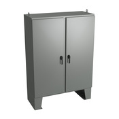 Корпус: 74 x 60 x 24 дюйма, напольное крепление, углеродистая сталь (PN# WRD746024N4D3PT)