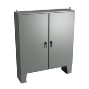 Корпус: 74 x 72 x 18 дюймов, напольное крепление, углеродистая сталь (PN# WRD747218N4D3PT)