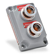 Крышка станции управления Killark в сборе: две контрольные лампочки (PN# XCS-0B30ALD)