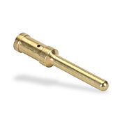 Обжимной контакт: 100 шт/уп, 12 AWG, для многопроволочных штекерных вставок ZIPport, рассчитанных на 16 А (PN# ZP-MC-CC-M16A-12G)