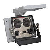 Panel Interface Connector: (1) 9-pin female D-sub connector and (1) RJ45 Ethernet port (PN# ZP-PDA-32-301)