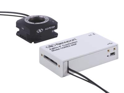 Ступень вращения с пьезодвигателем, 1 дюйм, прямой энкодер, включая модель контроллера: CONEX-AG-PR100P