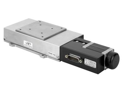 Моторизованный вертикальный столик, ход 4,5 мм, полноступенчатый привод, нагрузка 30 Н, M4 Модель: UZS80PP