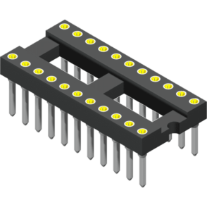 5MC1K30X-XXXXXBXU-1780-01 Штыревой разъем 2,54 мм IC SQ, прямой тип