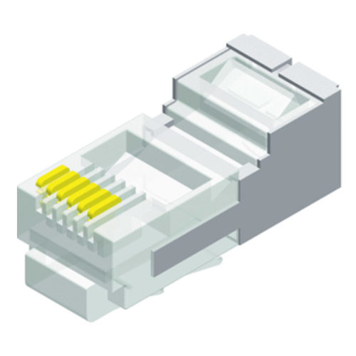 5RPX-6XXXXTLB-604-A1 Модульная вилка с экранированным 6-позиционным удлиненным корпусом, серия 604