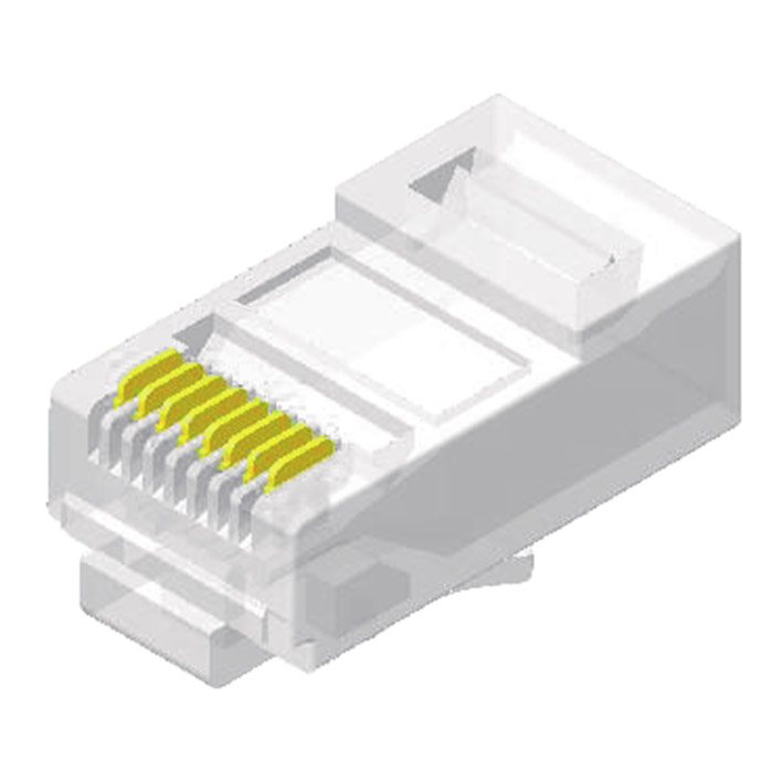 5RPX-8XXXXTLB-822-A1 Модульная вилка, 8-позиционный длинный корпус, серия 822