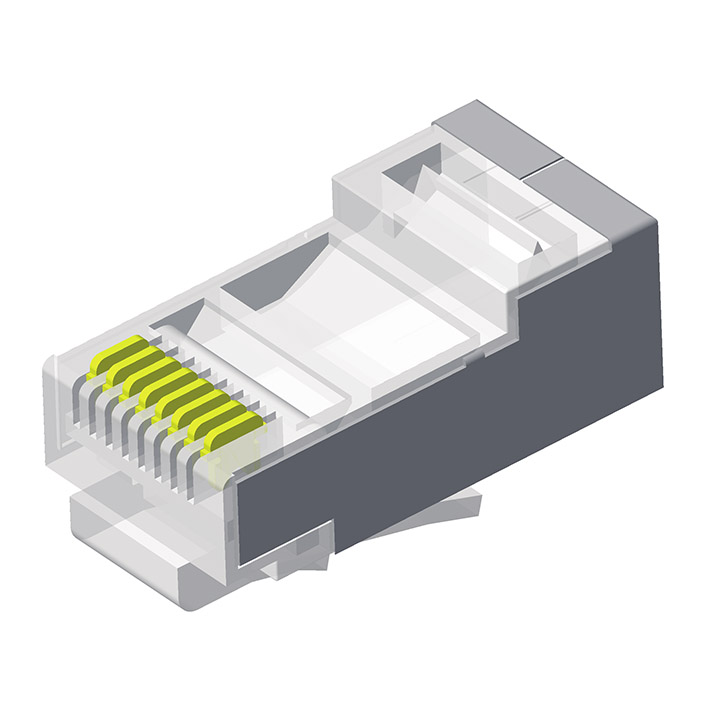 5RPX-8XXXXTLB-S78-A1 Модульная вилка с экранированным 8-позиционным удлиненным корпусом серии S78