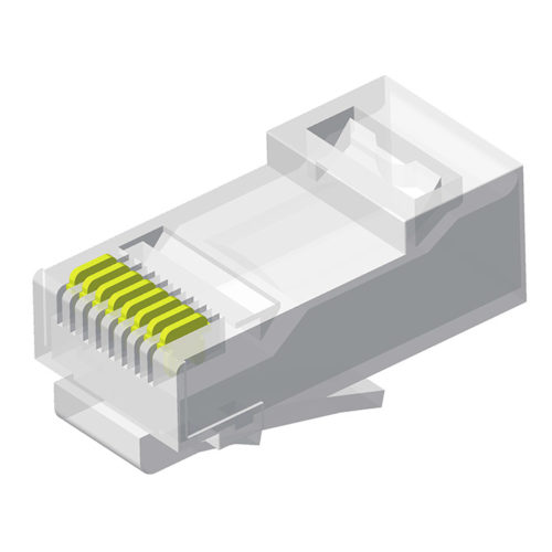 5RPX-88XXXTLB-807-A1 Модульная вилка, 8-позиционный длинный корпус, серия 807