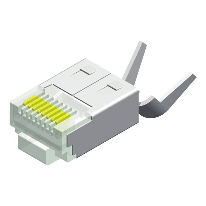 5RPD-88XXXTLB-M09-L1 Модульная вилка с экранированным 8-контактным коротким корпусом Серия M09