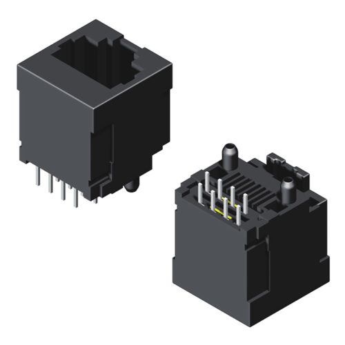 5RJ1DS00N0N-88XX00L-232-AX Модульный домкрат с верхним вводом В=16,7 Ш=16,0 Для категории 5 серии 232